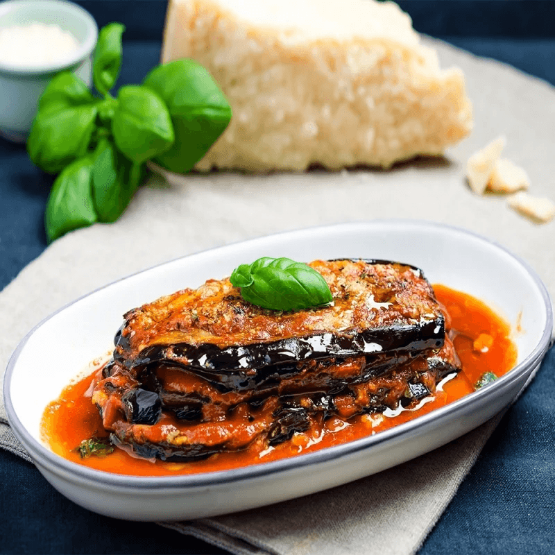2. Italy: Aubergine Parmigiana