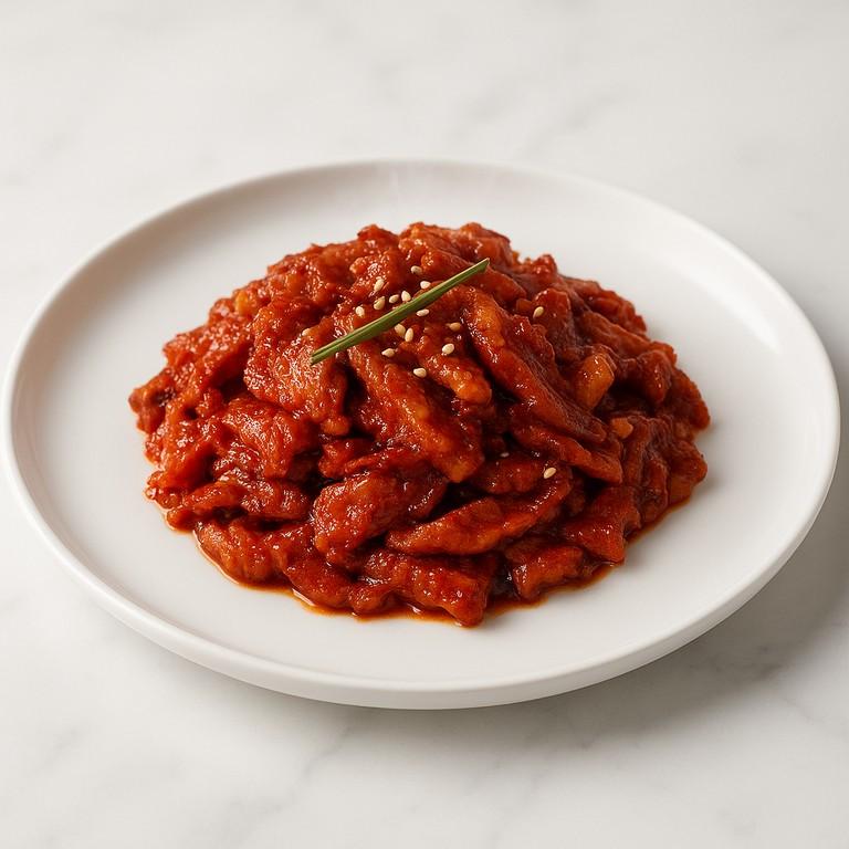 Spicy caramelised pork bulgogi stir-fry